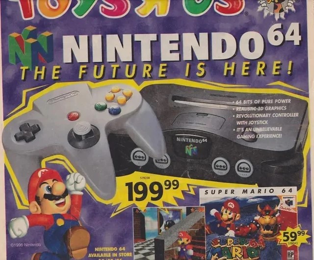 Cover of 1996 Toys 'R' Us holiday catalog